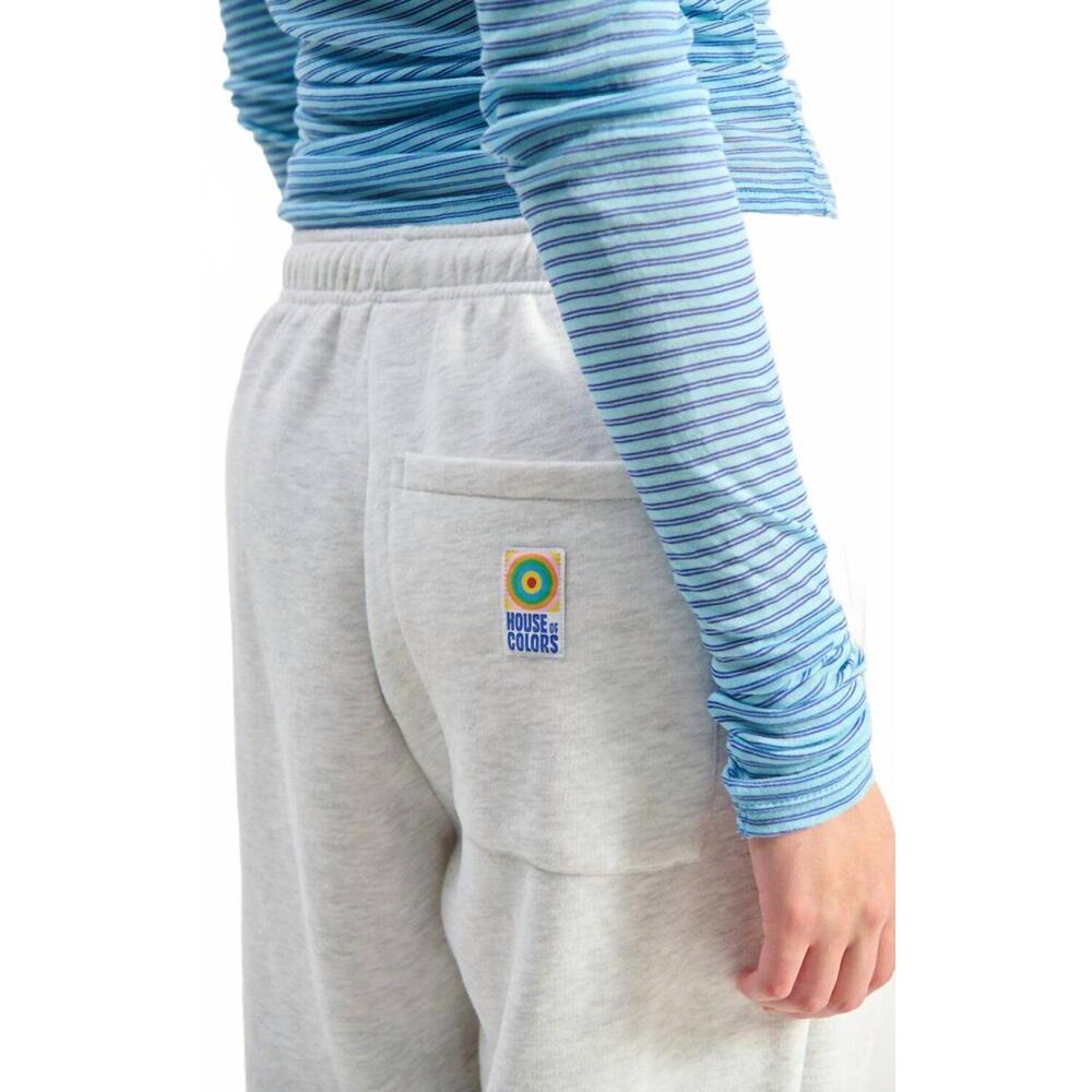 NEW AMERICAN VINTAGE baptown relaxed joggers in heather grey - Picture 6 of 8